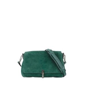 Elizabeth and James Green Suede Shoulder Bag